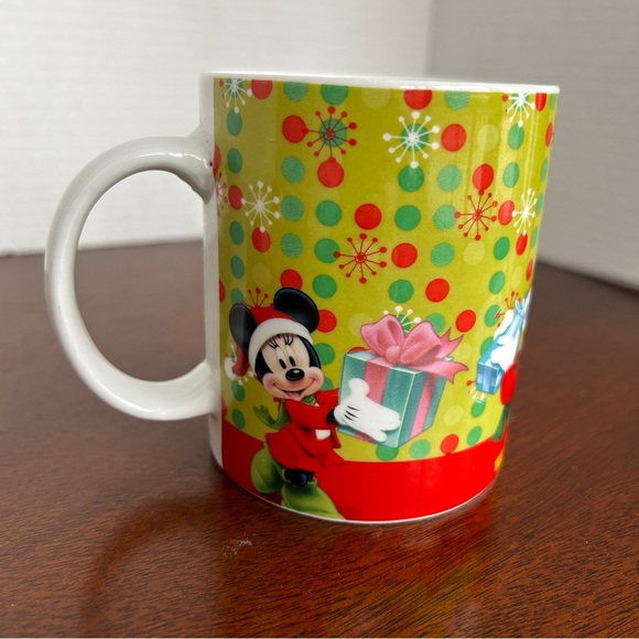 Mickey Mouse and Friends Mug & Minnie Mouse Sparkly Red Polka Dot Bow Ornament - Picture 5 of 13